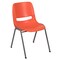 Flash Furniture Orange Shell Stack Chair RUT-EO1-OR-GG - alternate 4